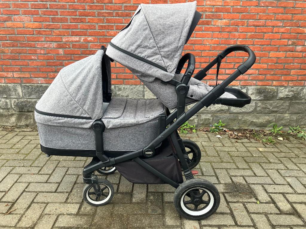 Thule sleek + onderdelen, Autres marques, Poussette combi, Avec siège auto, Comme neuf