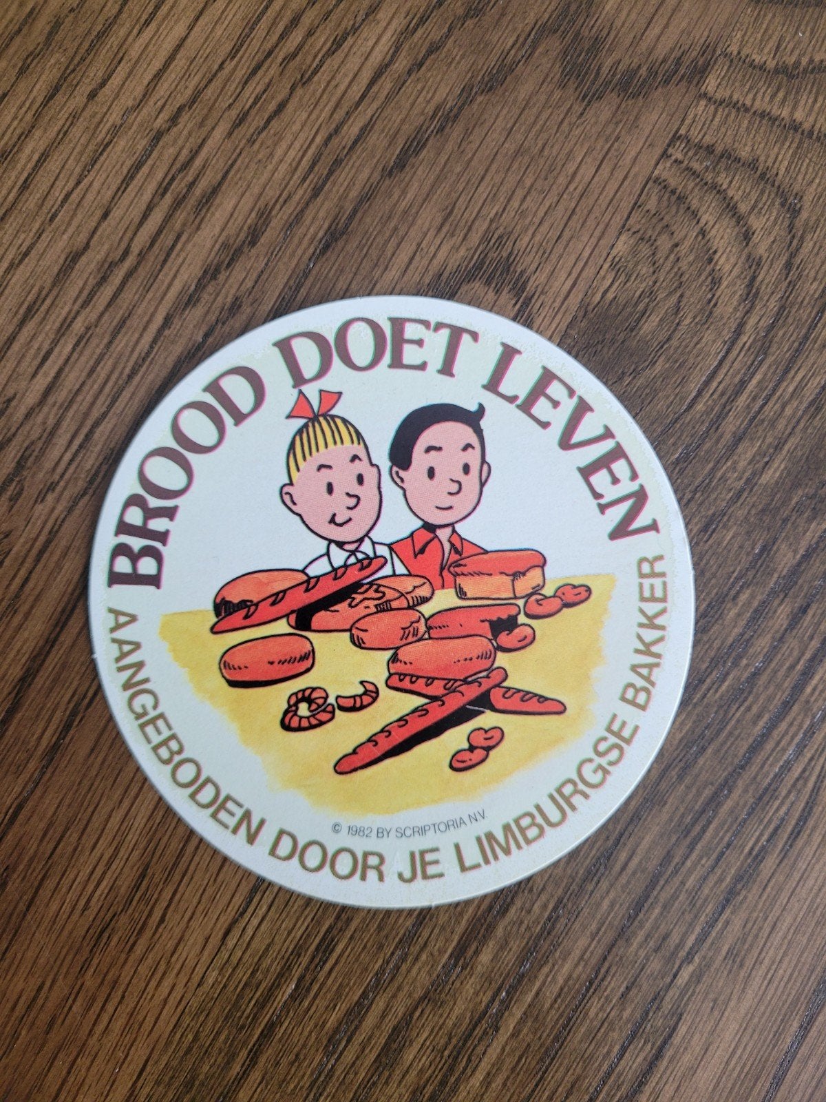 oude sticker suske en wiske, Ophalen of Verzenden