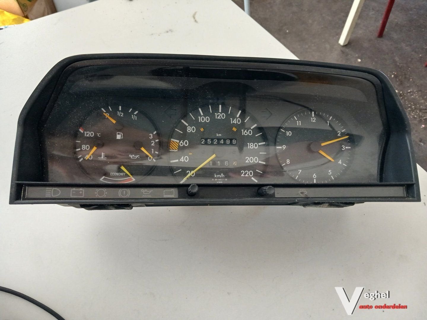 MB W201 benzine Km Tellerklok '89, Gebruikt, -, -, Ophalen of Verzenden