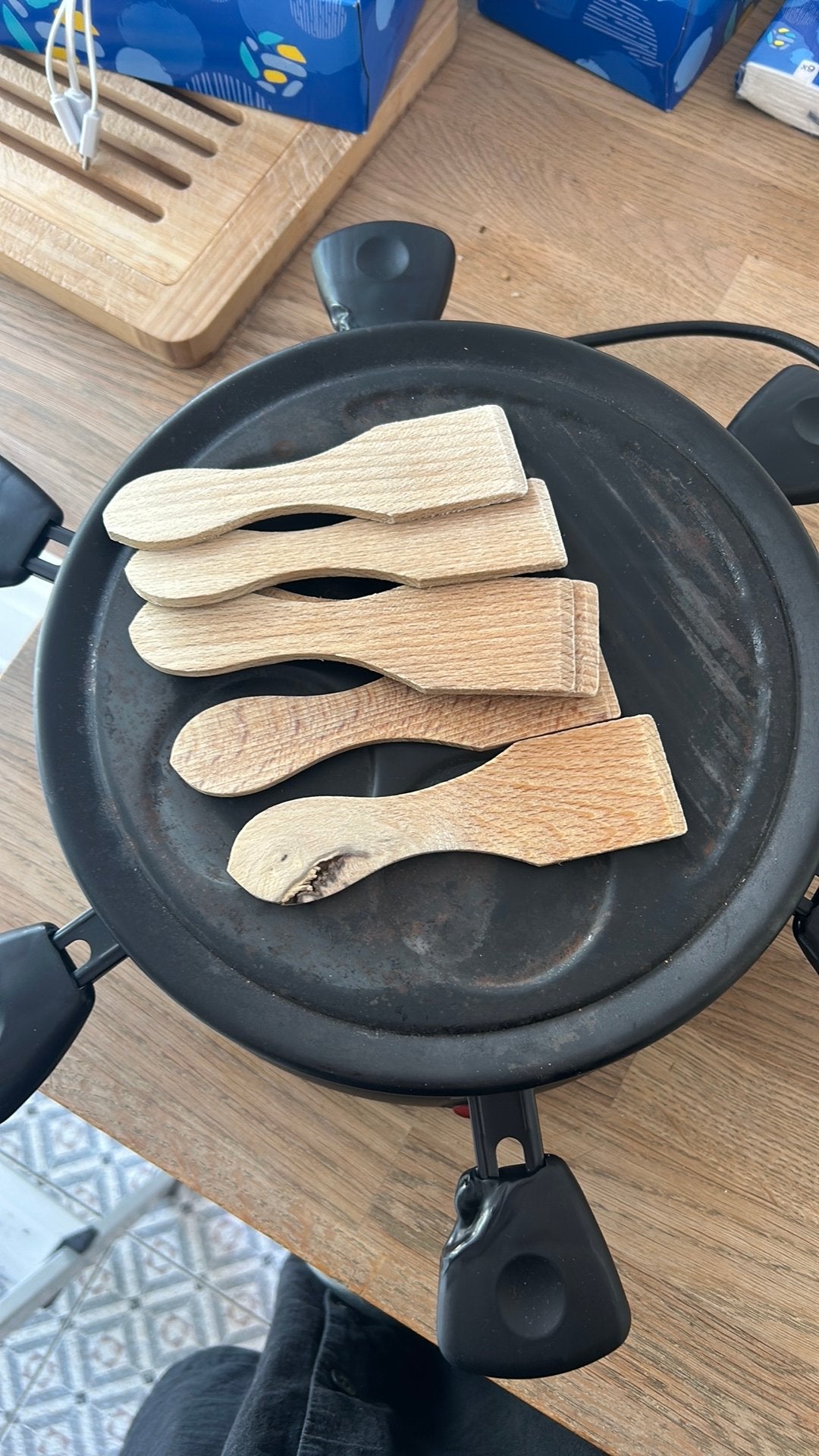 Don appareil à raclette, petite taille, Electroménager, Appareils à gourmet, Enlèvement, Utilisé