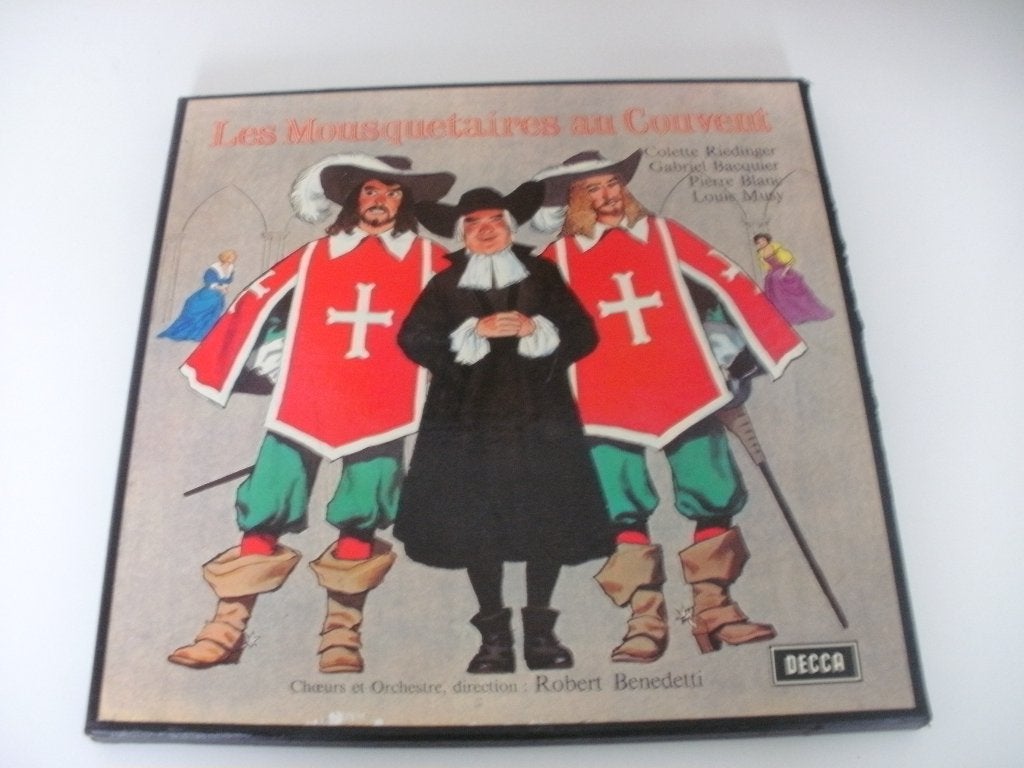 2 LP's Les Mousquetaires au Couvent/Louis Varney, Comme neuf, Enlèvement, Double LP, Opéra ou Opérette