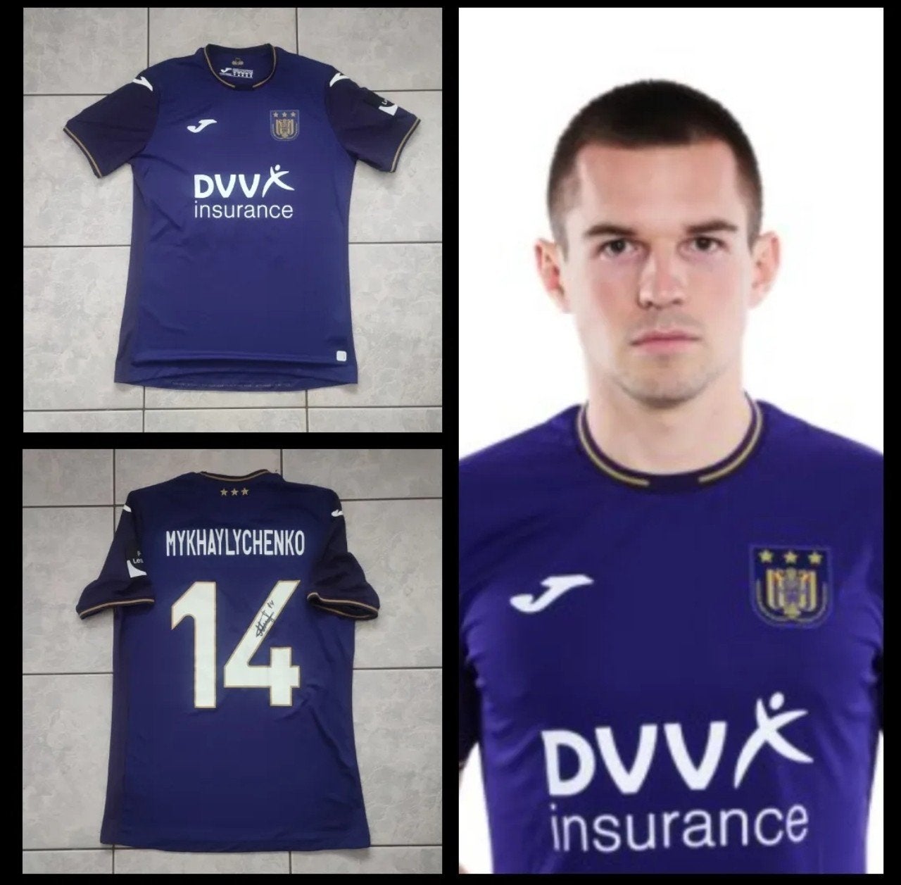 Matchworn RSC Anderlecht shirt, Shirt