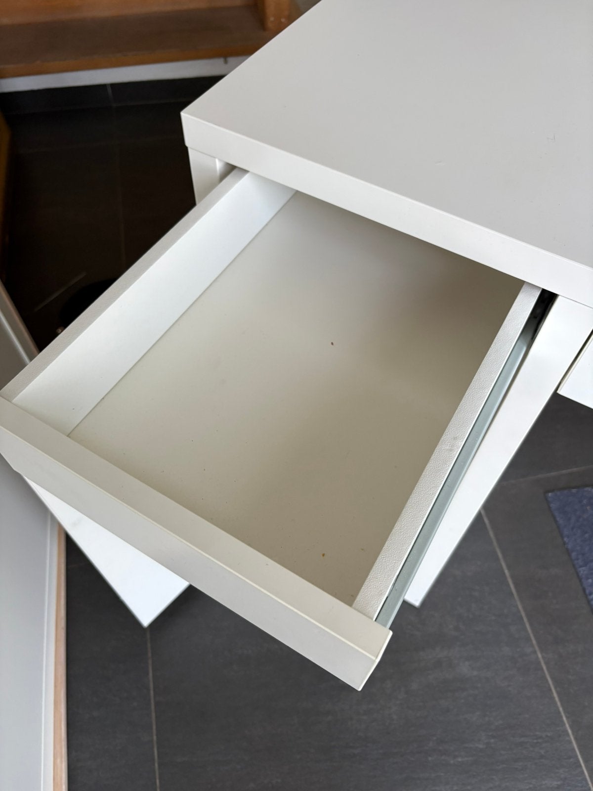 Witte Bureau, Huis en Inrichting, Bureaus, Ophalen, Gebruikt, Schoolbureau, IKEA