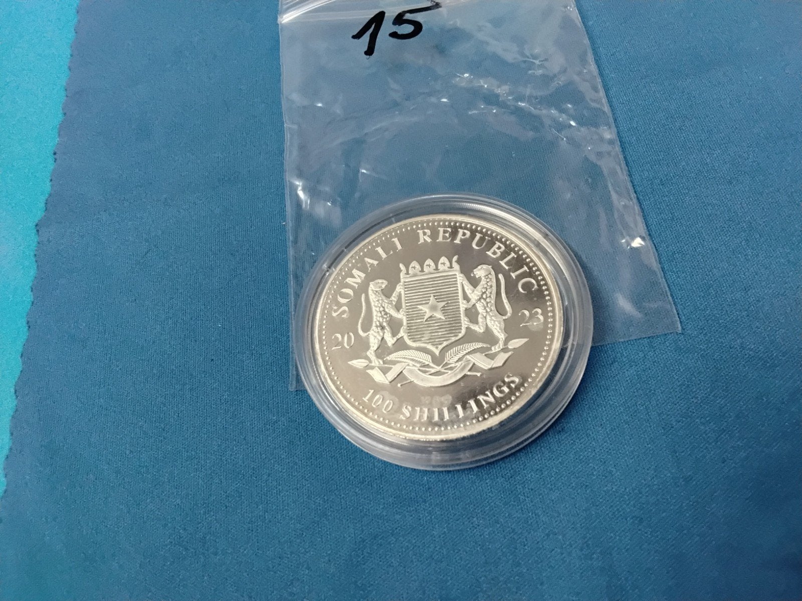 Somalia elephant 2023 zilver 1 ounce in capsule, Timbres & Monnaies, Métaux nobles & Lingots, Enlèvement, Argent