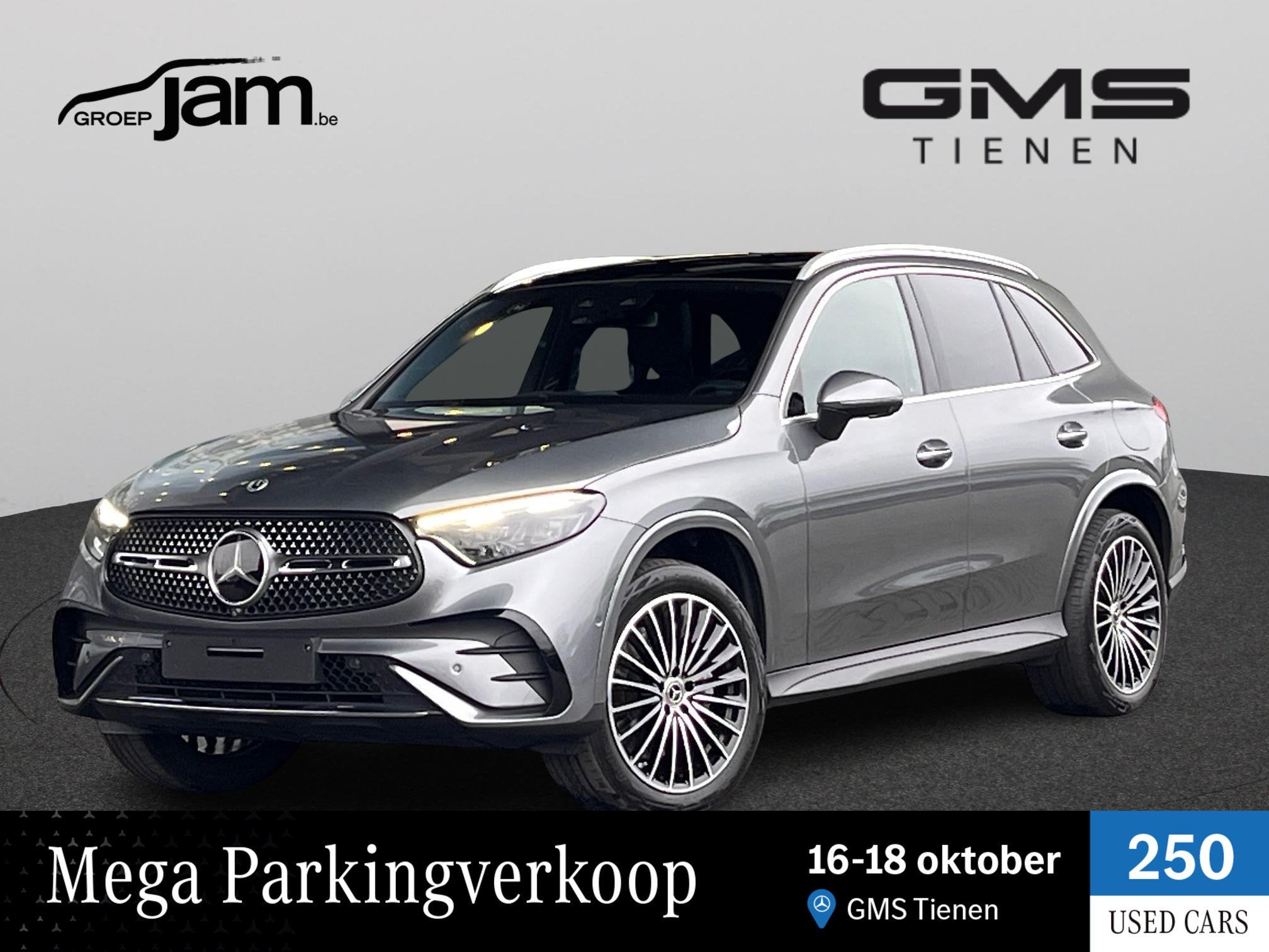 Mercedes-Benz GLC-klasse 300 de 4MATIC AMG Line, Auto's, Automaat, 197 pk, Gebruikt, Zwart