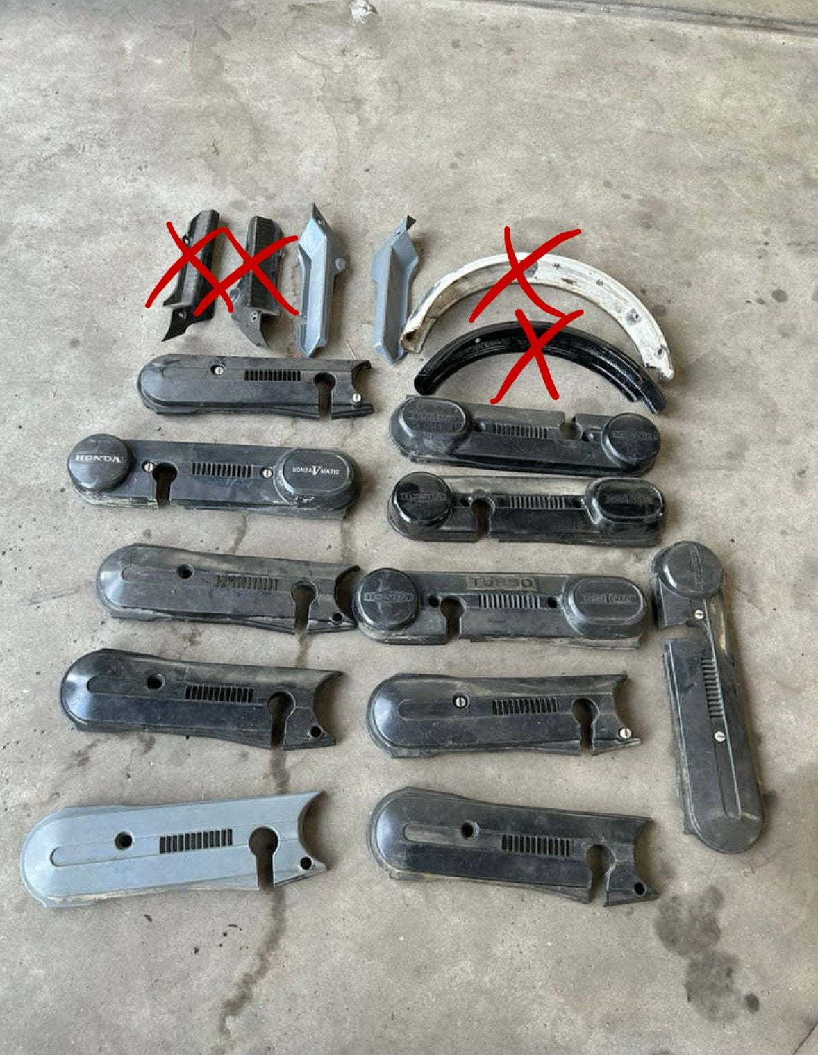honda camino stukken, Enlèvement