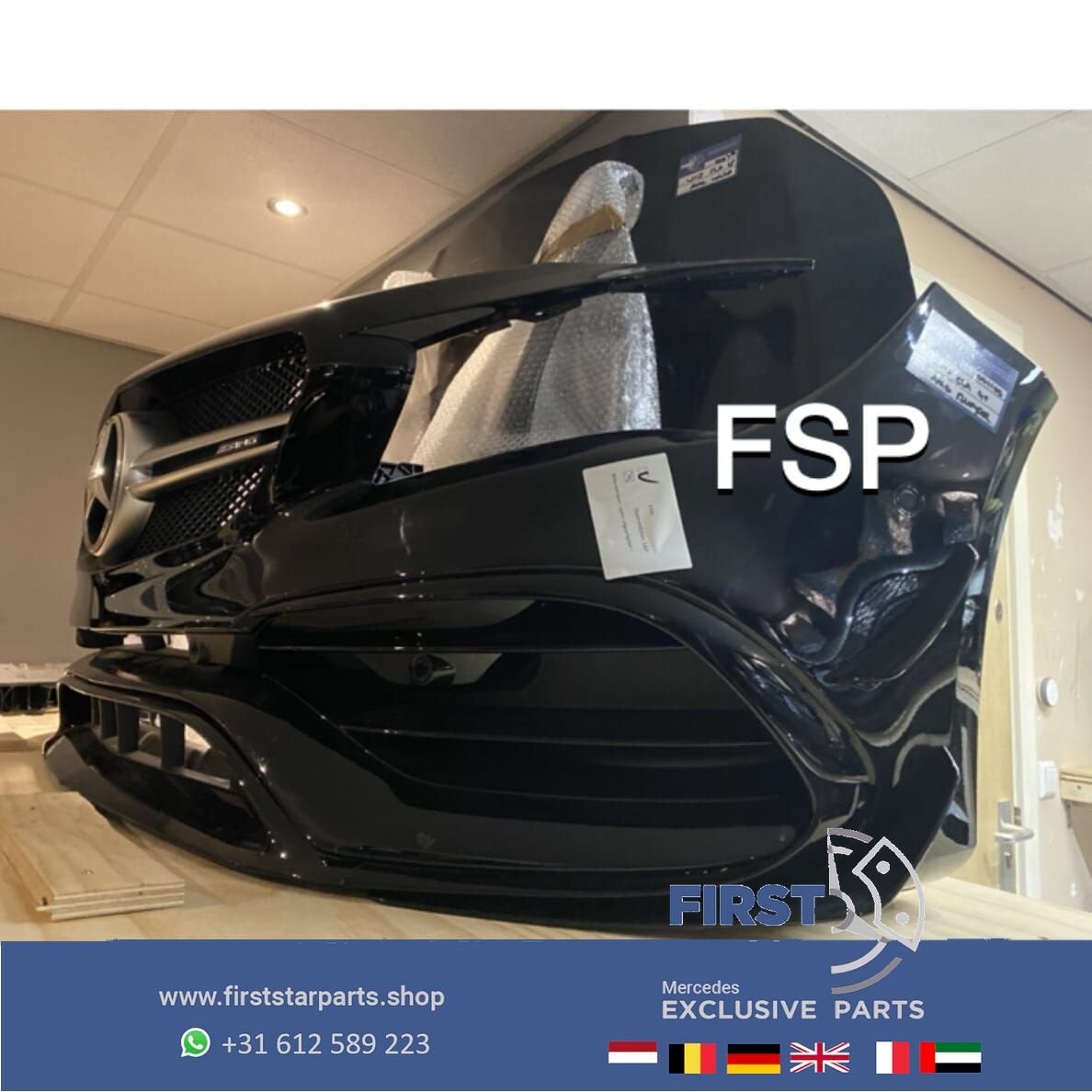 W117 CLA45 FACELIFT AMG VOORKOP COMPLEET FRONT CLA 45 ZWART, Utilisé, -, Avant, -