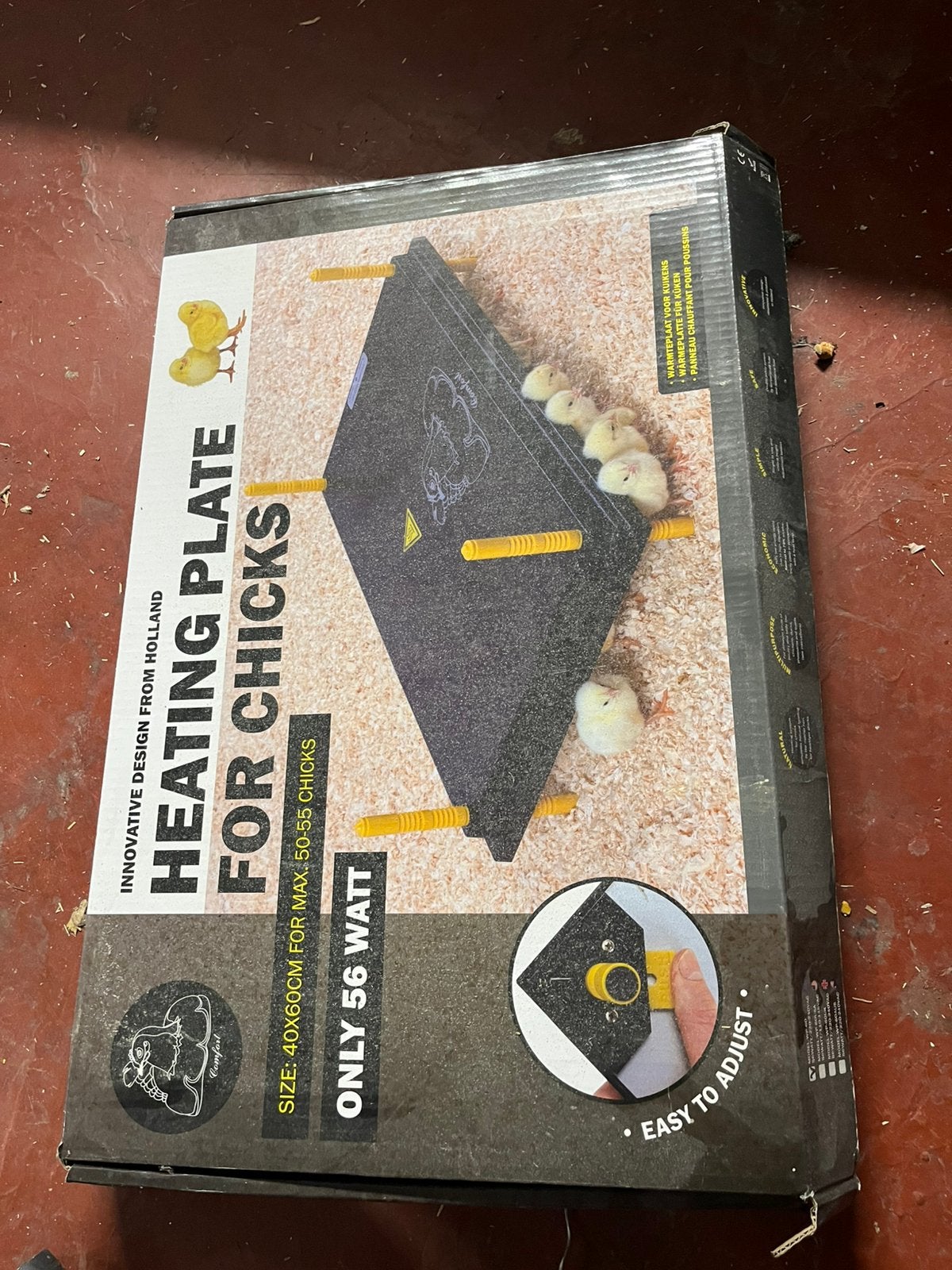 Grote warmte plaat met doos, Dieren en Toebehoren, Pluimvee