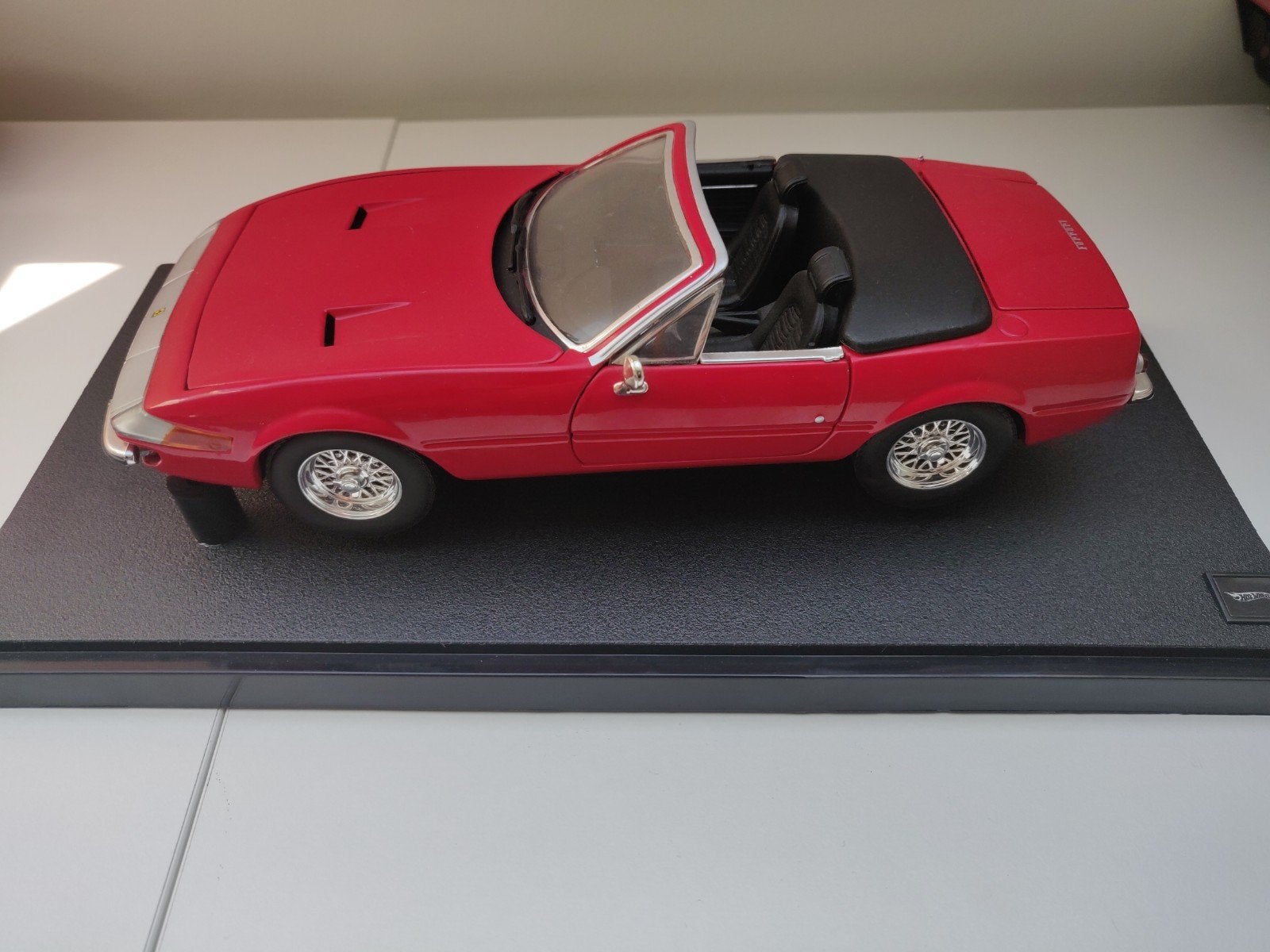 Hot Wheels - Ferrari 365 GTS/4 Daytona Spider - 1/18, Enlèvement ou Envoi, Comme neuf, Voiture, Hot Wheels