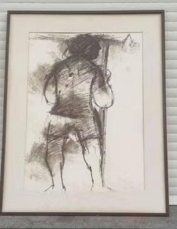lithographie signe roger somville, Antiquités & Art, Enlèvement ou Envoi, Lithographie