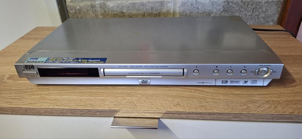 Lecteur DVD, CD, MP3  JVC, Enlèvement ou Envoi, Lecteur DVD, JVC