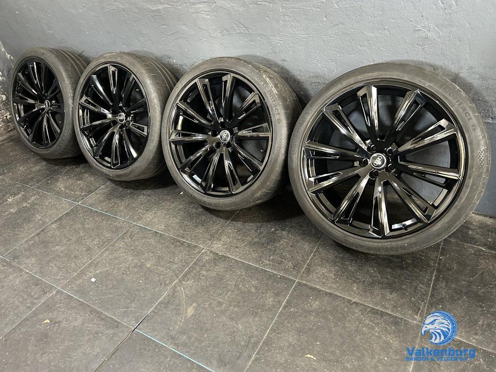 Originele Audi Q8 SQ8 4M8 23 inch velgen 5x112 zomerbanden 2, Auto-onderdelen, Banden en Velgen, Gebruikt, -, 285 mm, -