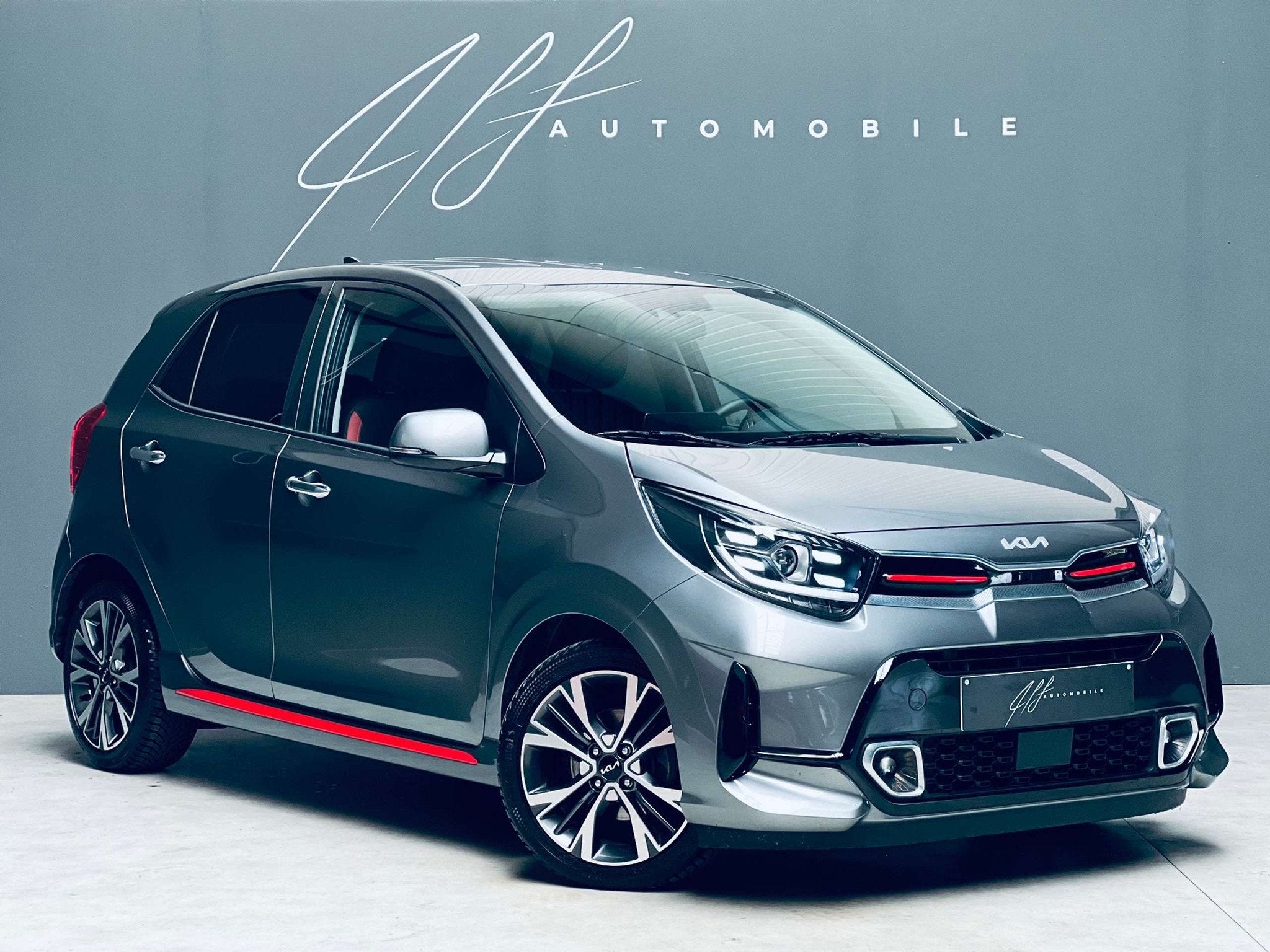 Kia Picanto 1.2i GT Line *AUTOMATIQUE*CARPLAY*CAMERA*, Autos, Cuir, Argent ou Gris, Euro 6, Entreprise