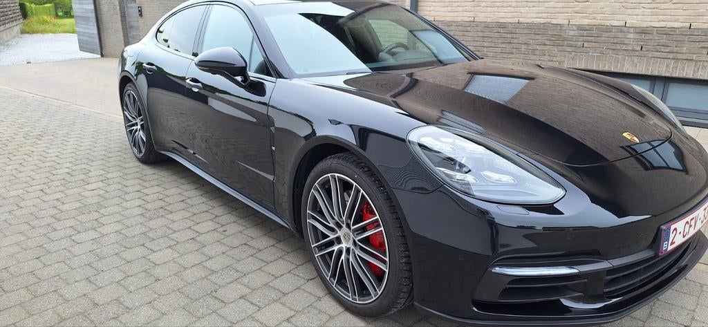 Porsche panemera, Auto's, Porsche, Automaat, Zwart, Leder, Bruin