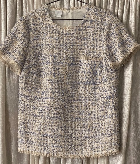 blouse tweed femme L, Vêtements | Femmes, Blouses & Tuniques, Enlèvement, Porté, Taille 42/44 (L), Autres couleurs