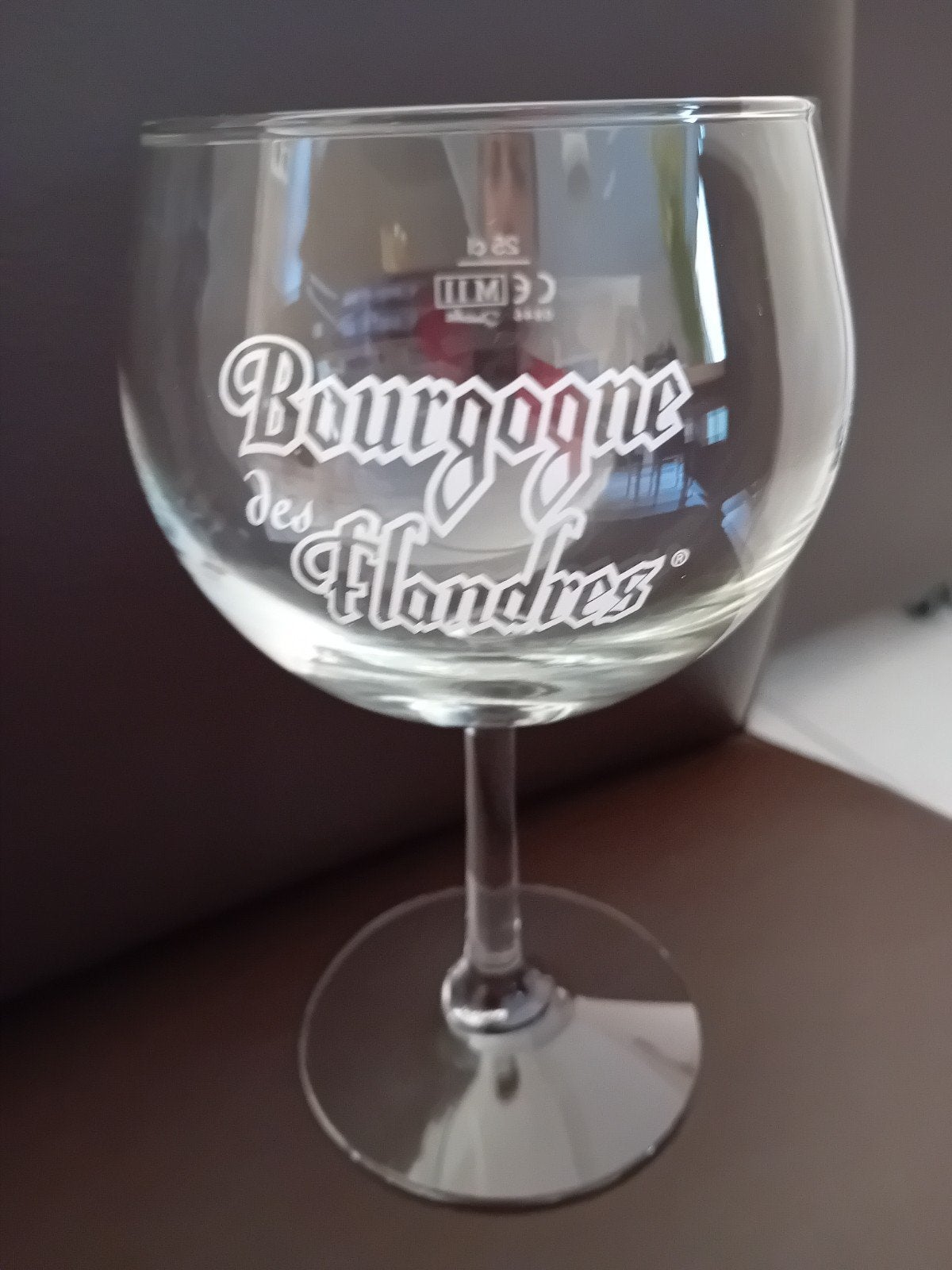 bierglas Bourgogne de Flandres + zakje voor 6 flessen, Ophalen, Bierglas