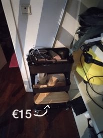 IKEA RÅSKOG rolkast - ophalen Gent – MOET VEG (voor 29/09), Ophalen, Zo goed als nieuw