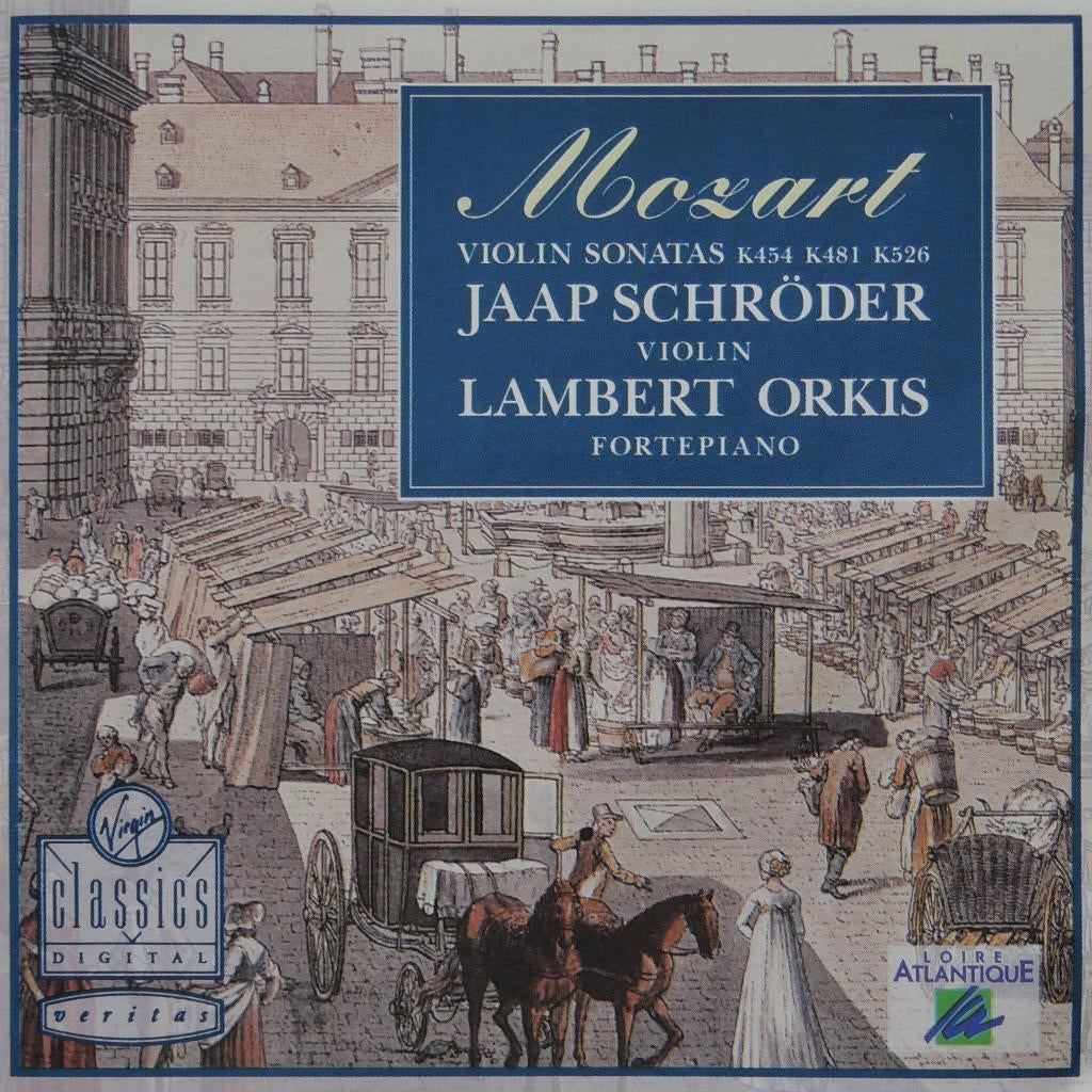 Vioolsonates K454, 481 & 526/ Mozart - Schröder / Orkis- DDD, Ophalen of Verzenden, Zo goed als nieuw, Kamermuziek