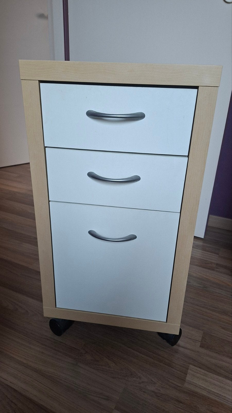 Ladeblok op wieltjes van Ikea, Ophalen, Minder dan 50 cm, Zo goed als nieuw, 3 of 4 laden