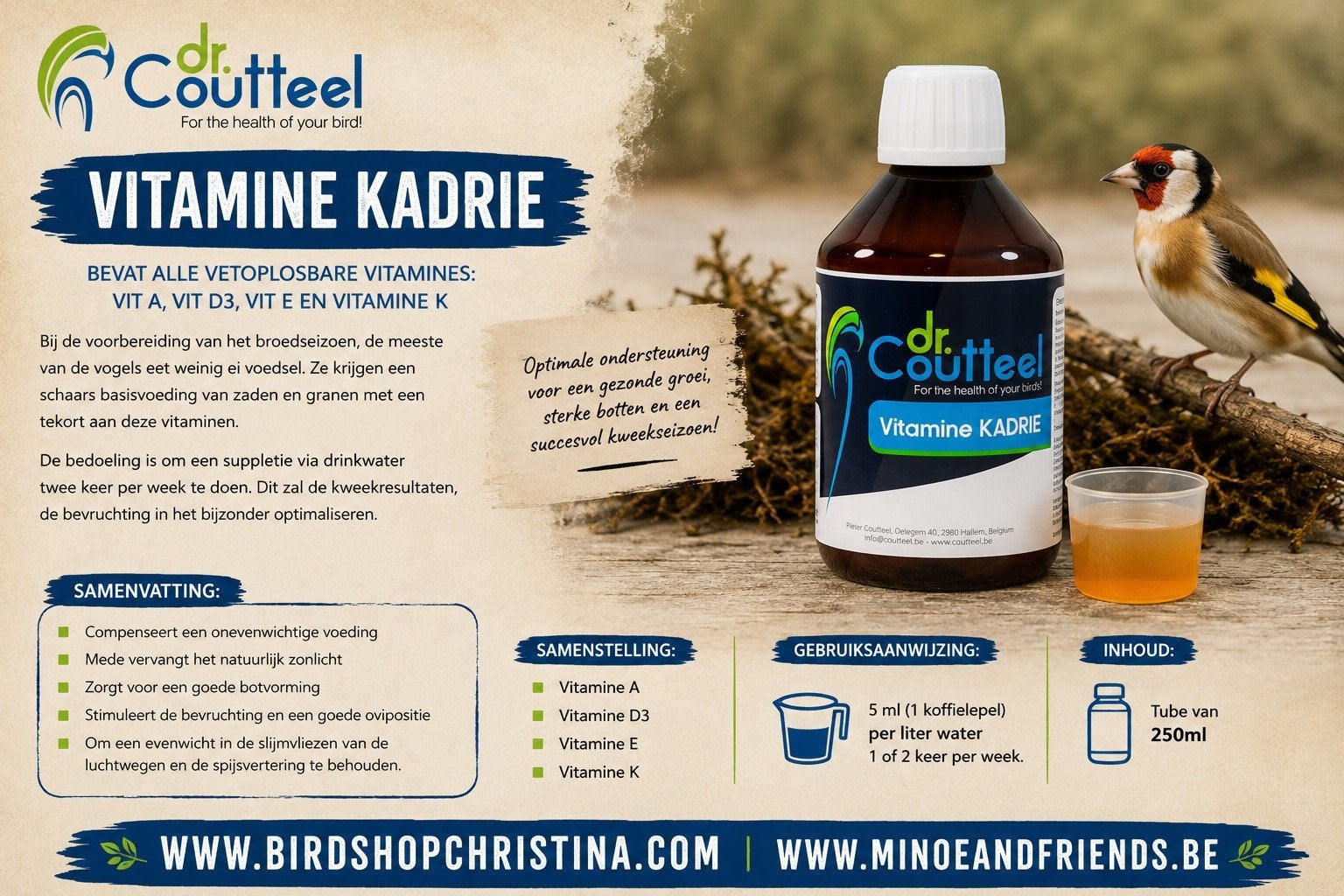 Vitamin Kadrie 250 ml, (contient toutes les vitamines liposo, Enlèvement