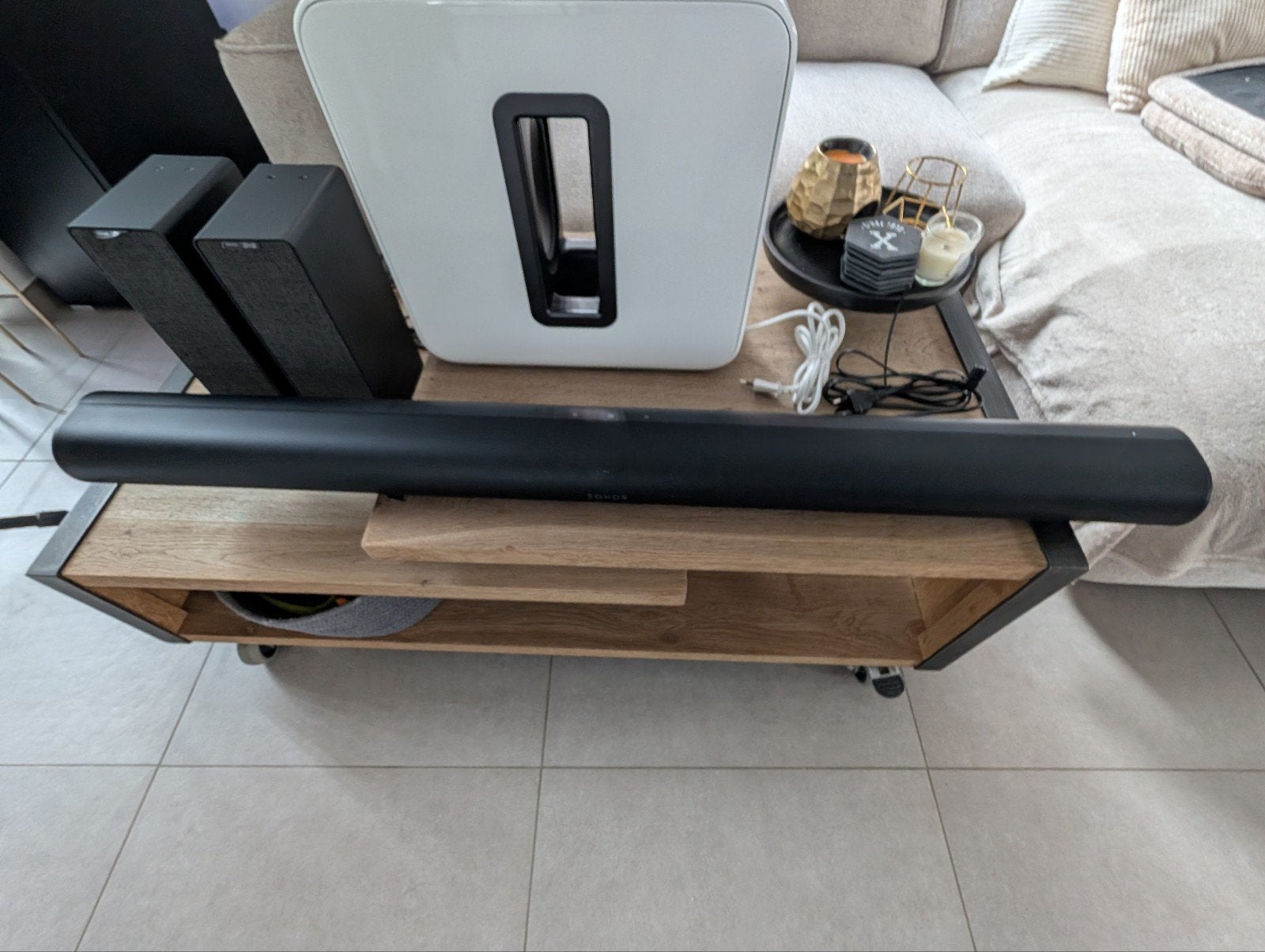 Sonos arc surround systeem, Ophalen