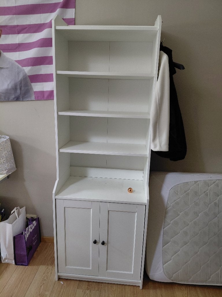 witte kast, Huis en Inrichting, Kasten | Kleerkasten, Ophalen, 100 tot 150 cm, 50 tot 100 cm, 25 tot 50 cm