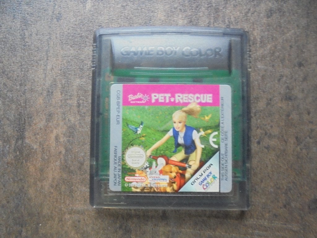 Barbie Pet Rescue voor Game Boy Color (zie foto's), Games en Spelcomputers, Avontuur en Actie, Gebruikt, 1 speler, Ophalen of Verzenden