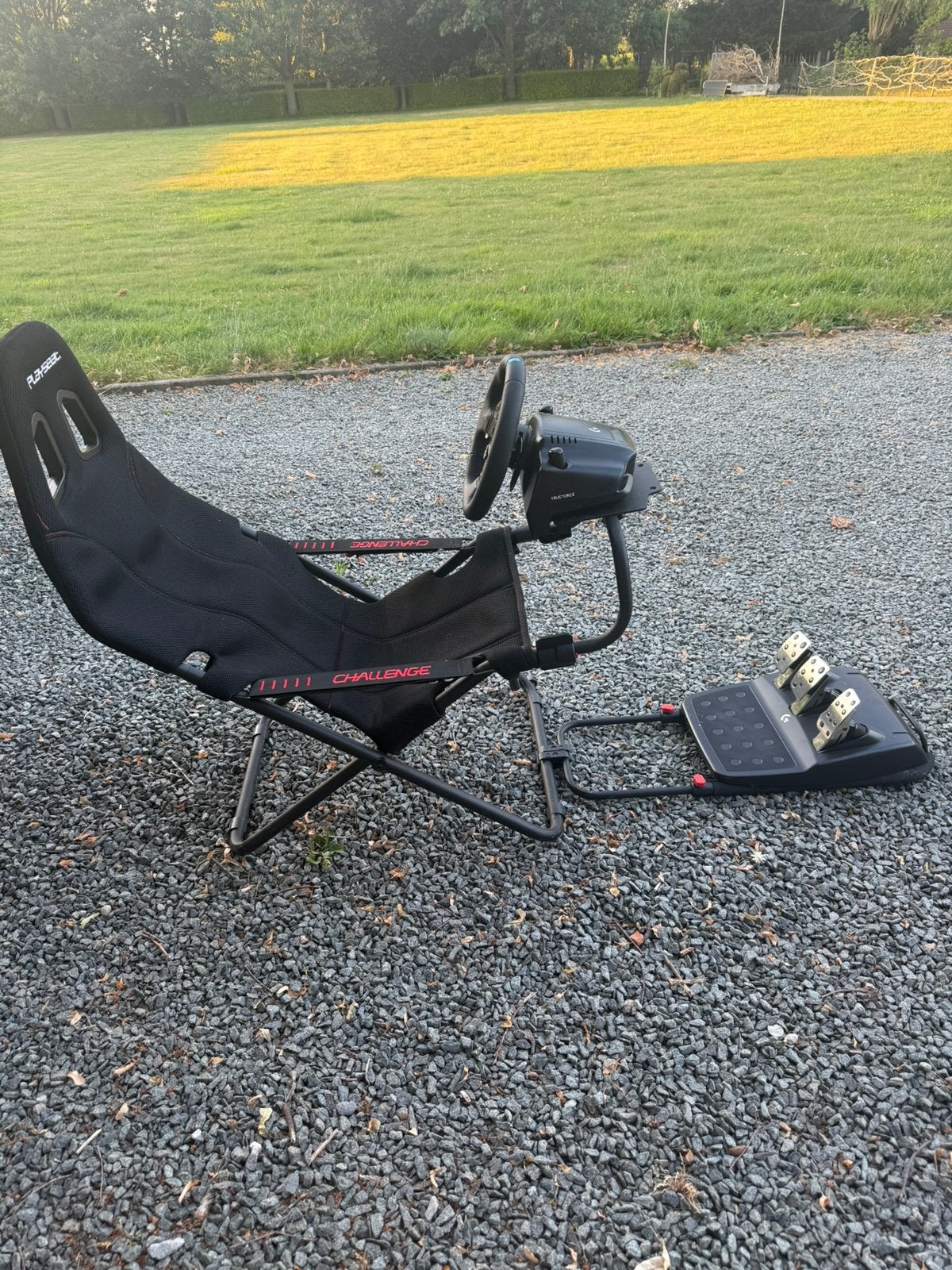 Logitech playseat + G920 en pedalen, Logitech, Ophalen, Zo goed als nieuw