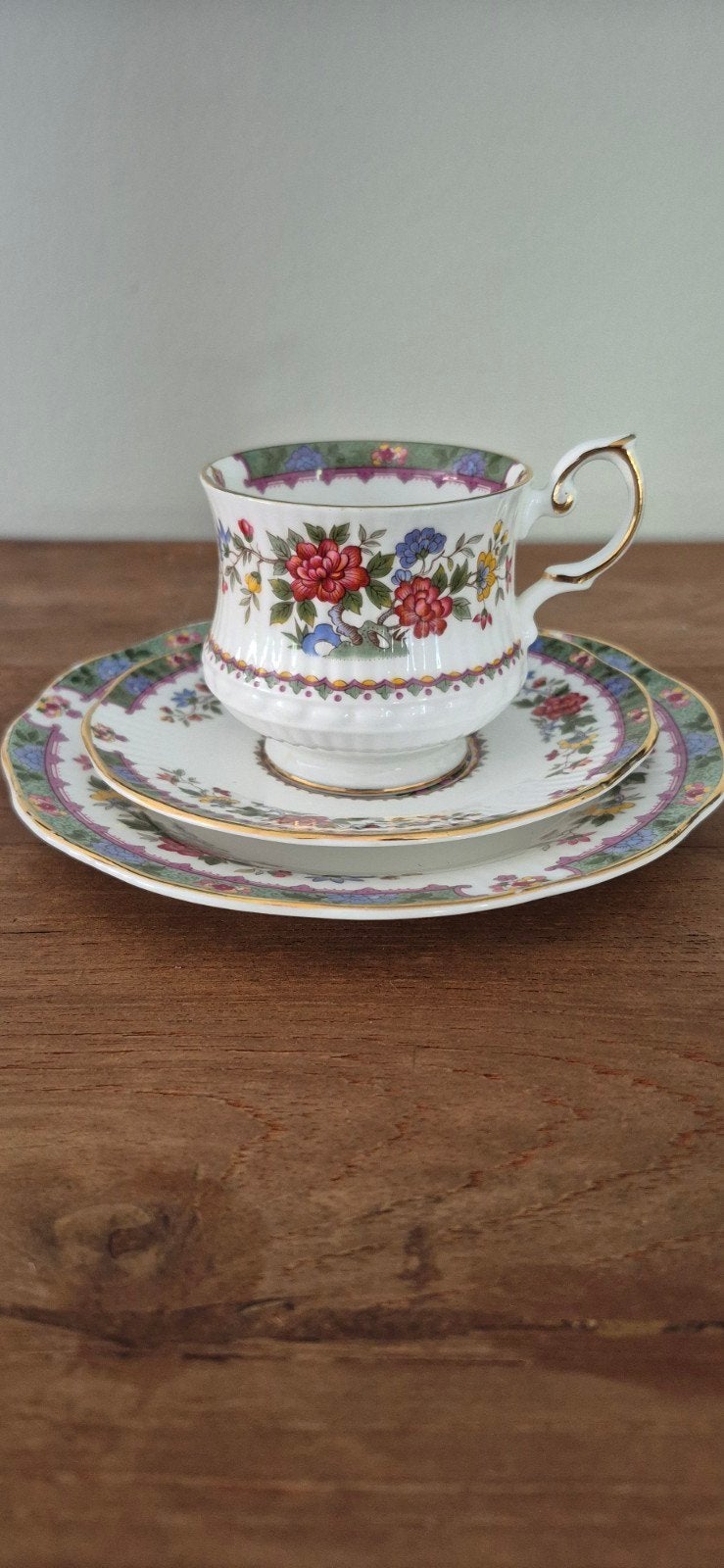 Queens koffieservies - Flower of Amaran, Ophalen