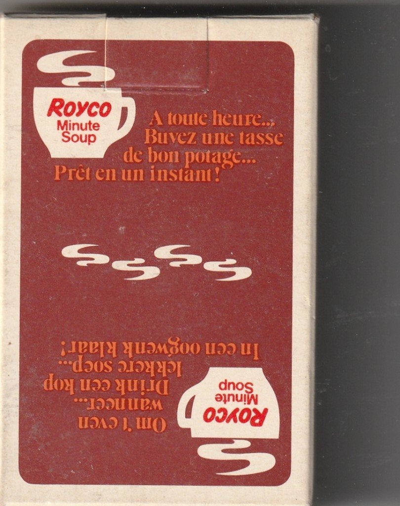 5 / VOL KAARTSPEL ROYCO MINUTE SOUP, Collections, Enlèvement ou Envoi, Neuf, Carte(s) à jouer