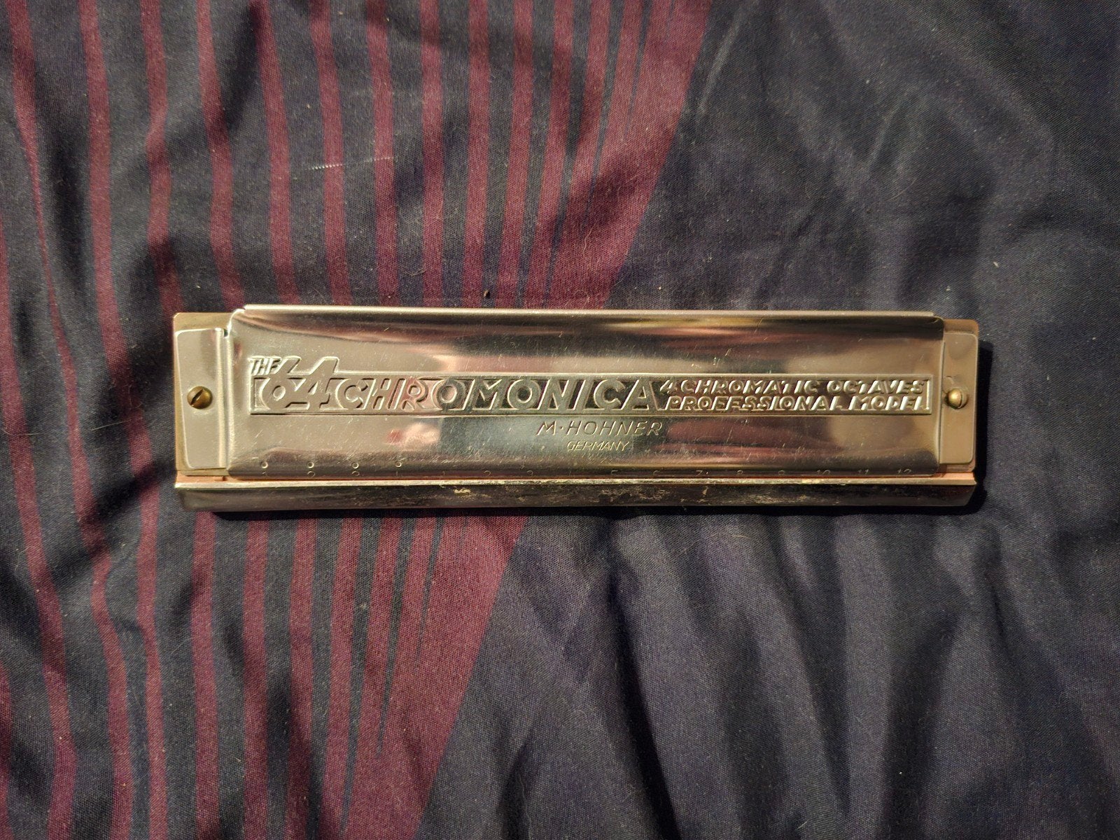 Te koop Harmonica The 64 chromonica, Muziek en Instrumenten, Blaasinstrumenten | Mondharmonica's, Zo goed als nieuw, Chromatisch