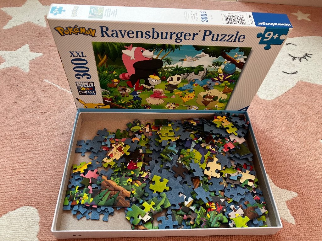 Puzzel Pokémon, Ophalen, Minder dan 500 stukjes, Zo goed als nieuw, Legpuzzel