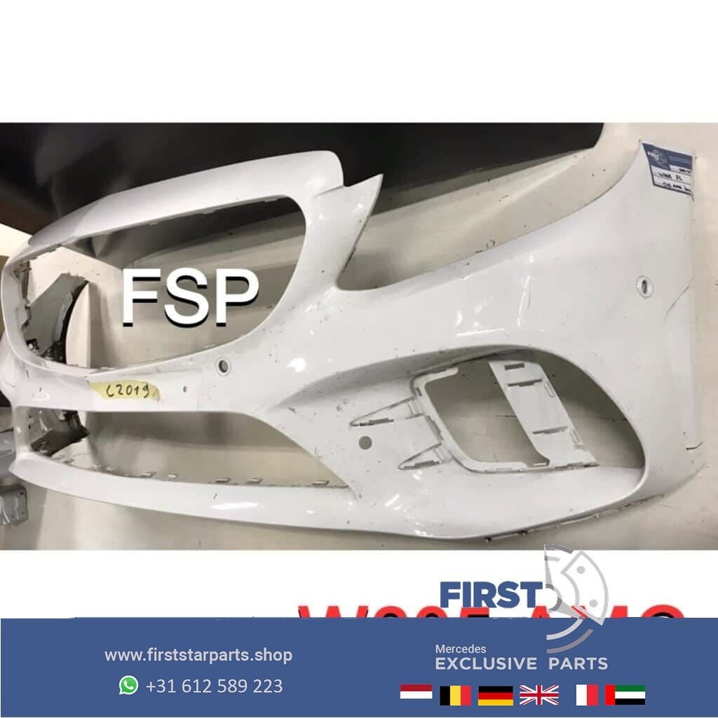 W205 C205 A205 S205 FACELIFT C43 AMG LINE VOORBUMPER WIT Mer, Gebruikt, -, Voor, Ophalen of Verzenden
