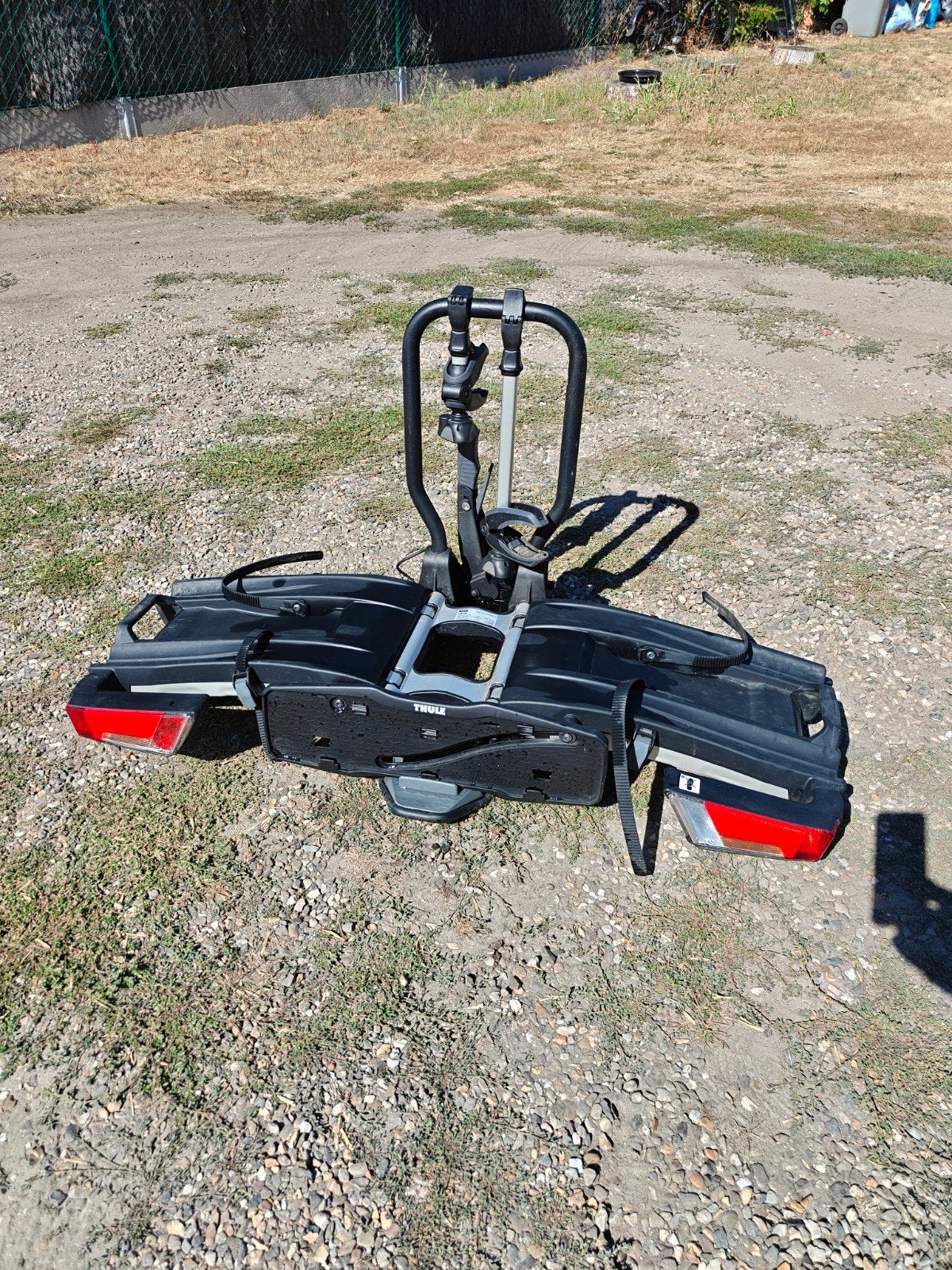 Thule EasyFold XT 933 – 2 fietsen – 60 kg – zeer degelijk –, Auto diversen, Fietsendragers, Ophalen, Gebruikt, Brede banden, 2 fietsen