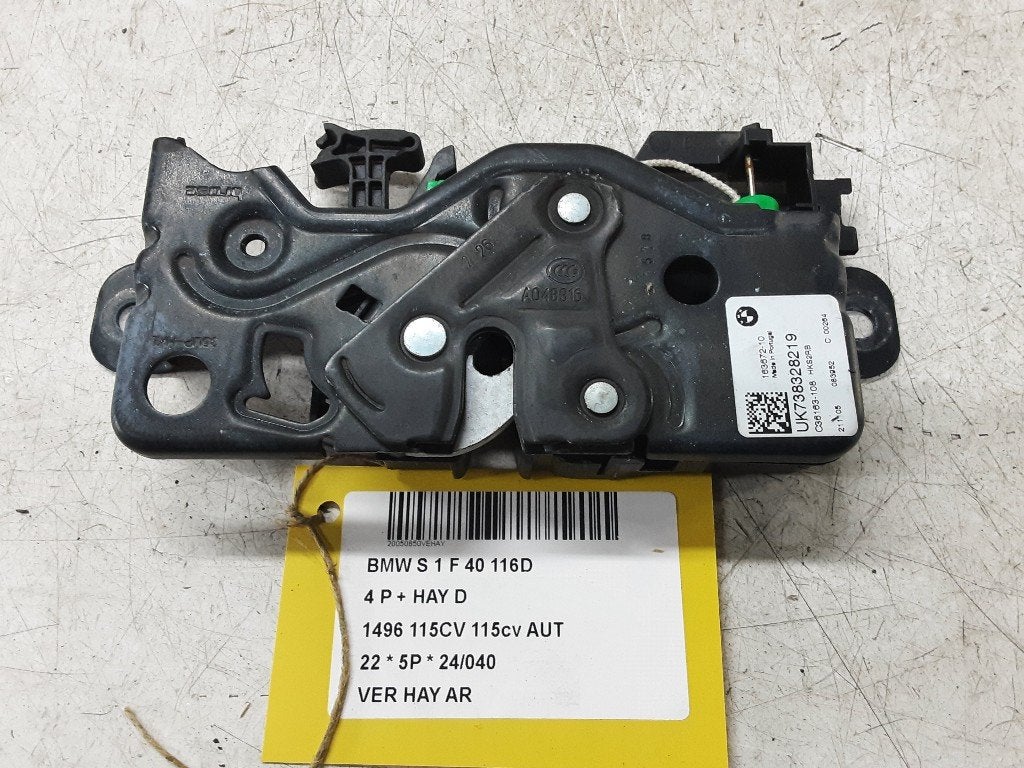 ACHTERKLEPSLOT BMW 1 serie (F40) (01-2019/-) (16367210), Gebruikt, Achterklep, Mevr. I. Hauben, BMW
