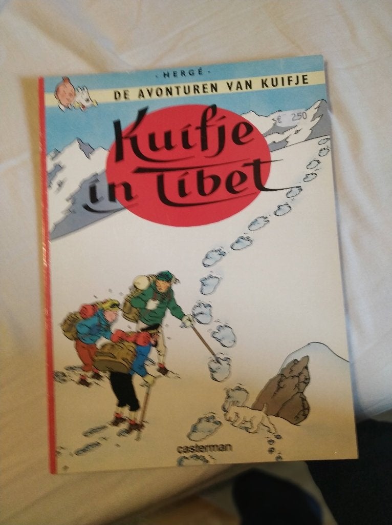 strip kuifje in Tibet, druk 1986..., Boeken, Stripverhalen, Ophalen of Verzenden