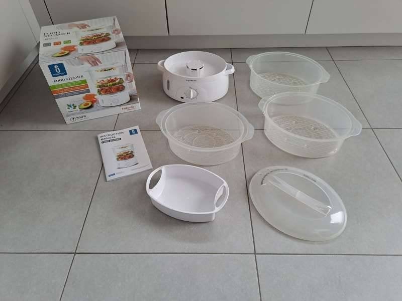 Aigostar Fitfoodie-Stoomkoker 9L-met Timer-800W-3 Lagen, Ophalen, Zo goed als nieuw