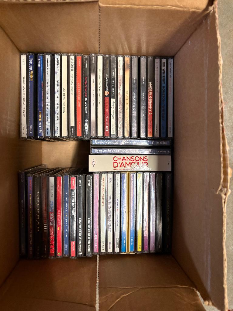 Lot CD’s (pop + frans), Cd's en Dvd's, Ophalen, Gebruikt, Pop