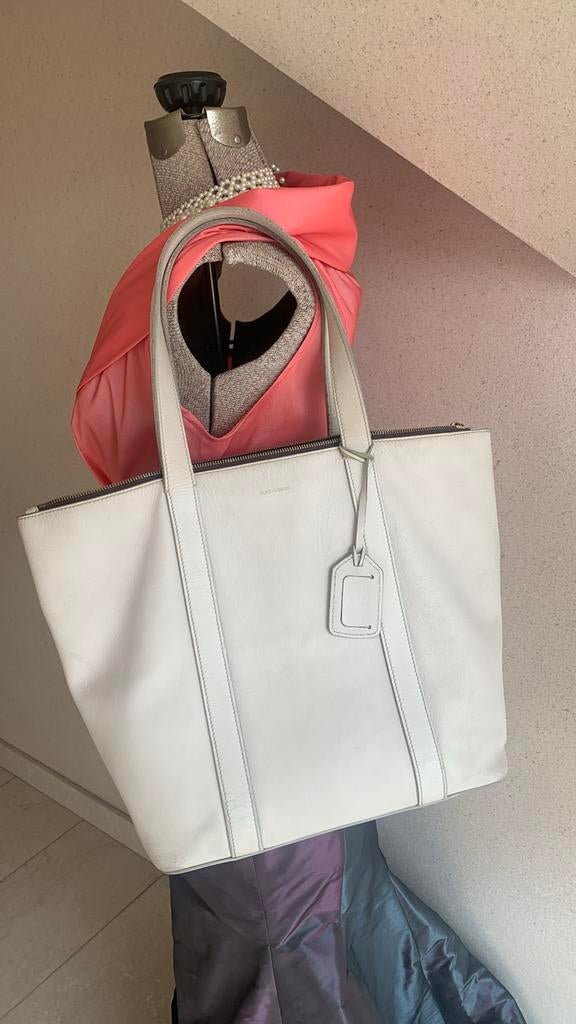 Handtas DOLCE En GABANA, Handtassen en Accessoires, Ophalen of Verzenden, Gebruikt, Wit, Handtas