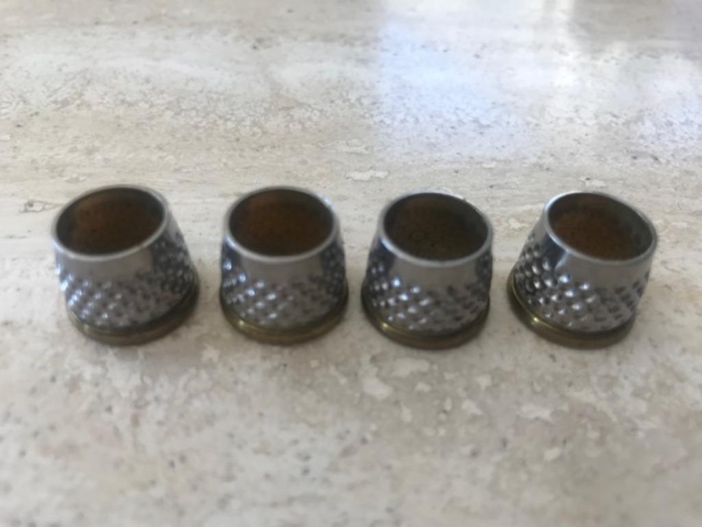 Nieuwe open vingerhoed - diam. 15mm (prijs/stuk) (zn5596), Ophalen of Verzenden, Nieuw, Overige typen