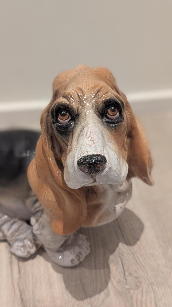 Chien en céramique peint à la main au design italien vintage, Enlèvement
