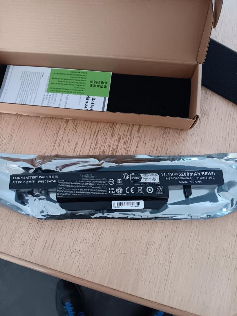 W650bat 6 Laptop Batterij nieuwe, Ophalen, Nieuw