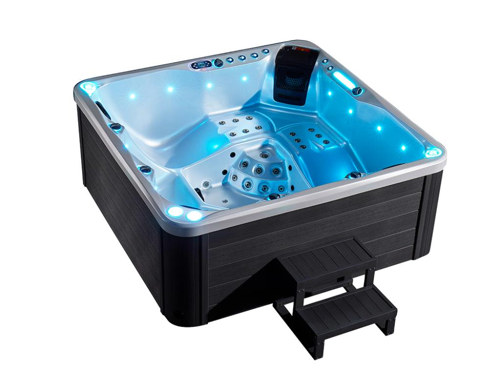 Supreme Spa Lisboa • 5 personen • 200 x 200 • 62 jets, Ophalen of Verzenden, Nieuw, Vast