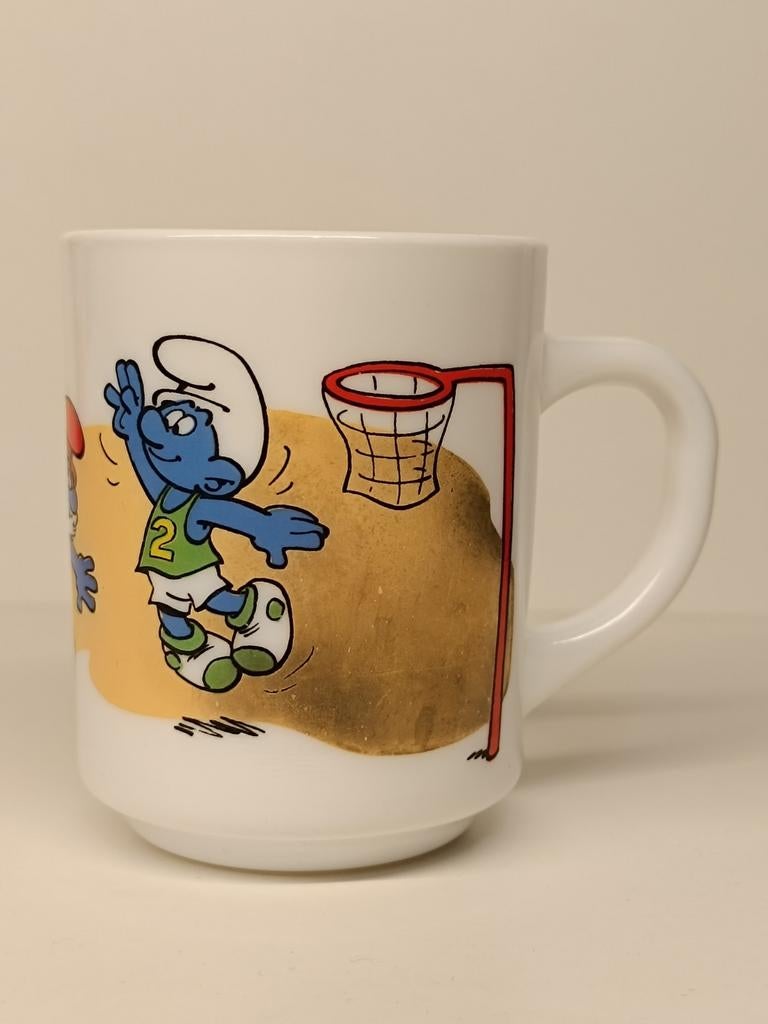 Smurfen Peyo Arcopal 1991 vintage mok, Enlèvement ou Envoi
