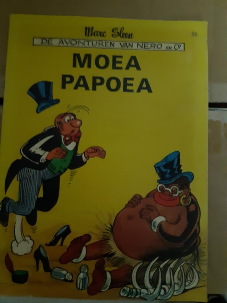 Strip DE AVONTUREN VAN NERO (MOEA POPOEA) nr.45., Eén stripboek, Ophalen of Verzenden, Zo goed als nieuw, Marc Sleen