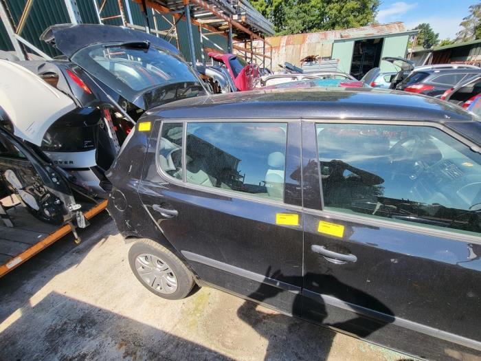 Portière 4portes arrière droite d'un Skoda Fabia (LF9R), Enlèvement ou Envoi, 3 mois de garantie, Utilisé, Skoda