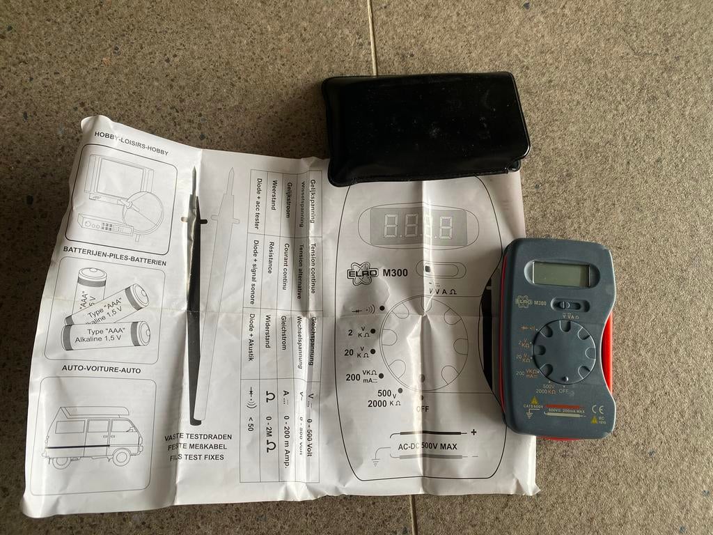 NIEUW ELRO multimeter. Nooit gebruikt., Ophalen of Verzenden, Nieuw, Multimeter