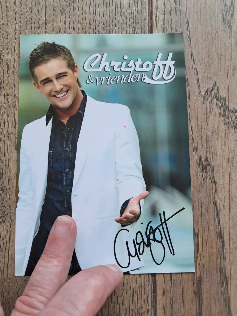 Gehandtekende kaart van Christoff, uit 2011, Ophalen of Verzenden