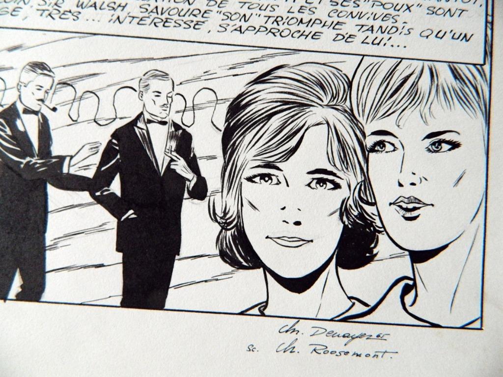 Denayer Christian Planches Originales, Christian Denayer, Une BD, Utilisé, Envoi