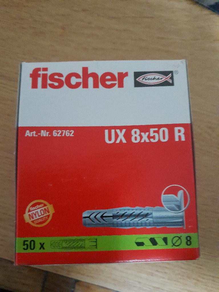 fischer plugen Ø 8, Verzenden, Nieuw, 50 tot 100 mm, Pluggen